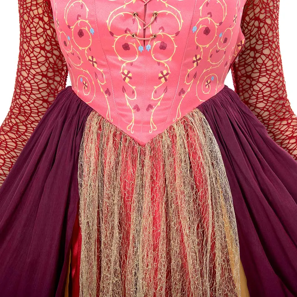 Hocus Pocus 2 Sarah Sanderson Cosplay Costume Dress Outfits Halloween Carnival Suit