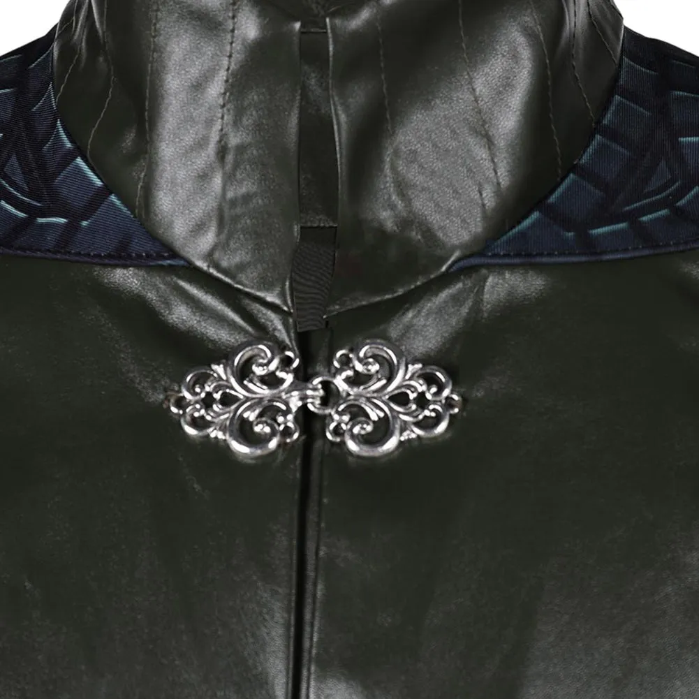 House of the Dragon 2 Prince Aemond Targaryen Dark Green Uniform Cosplay Costume Outfits