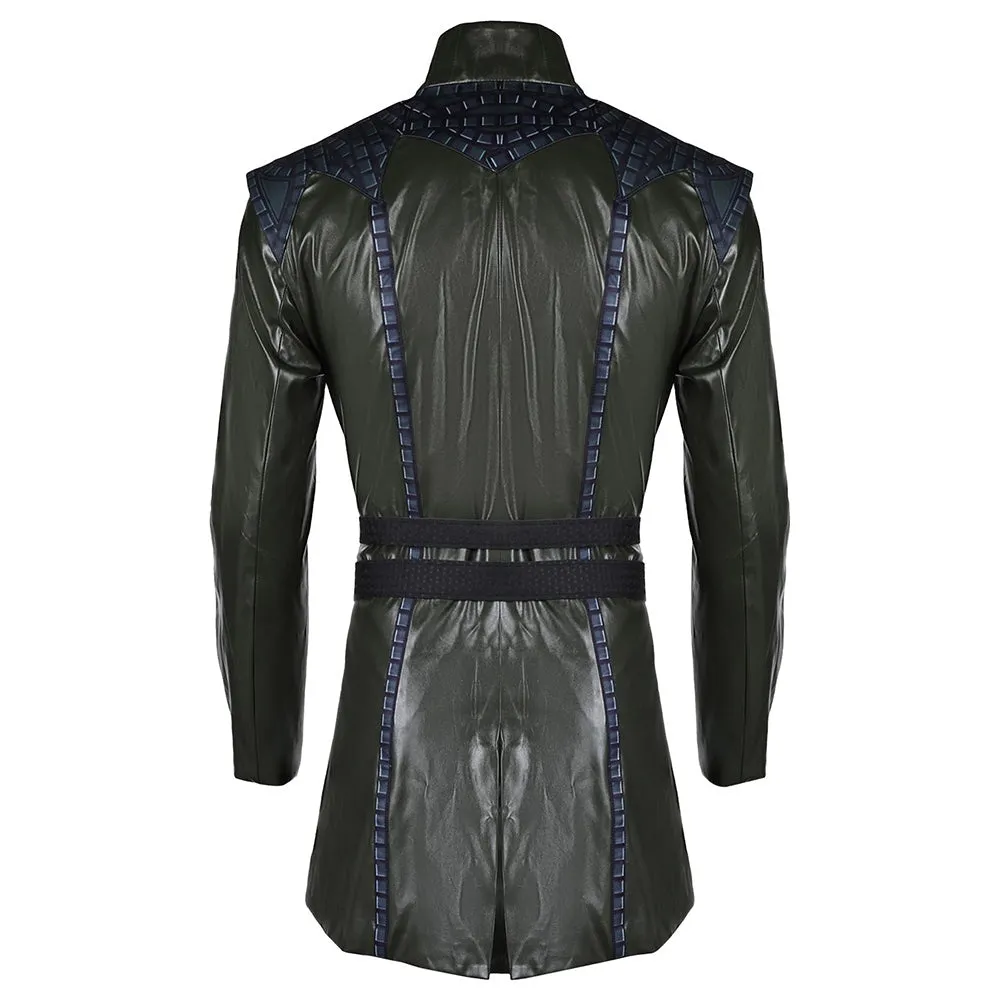 House of the Dragon 2 Prince Aemond Targaryen Dark Green Uniform Cosplay Costume Outfits