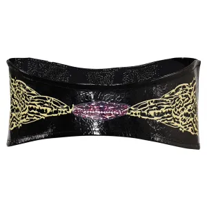 House of the Dragon 2 Rhaenys Targaryen Black Belt Waistband Cosplay Accessories Props