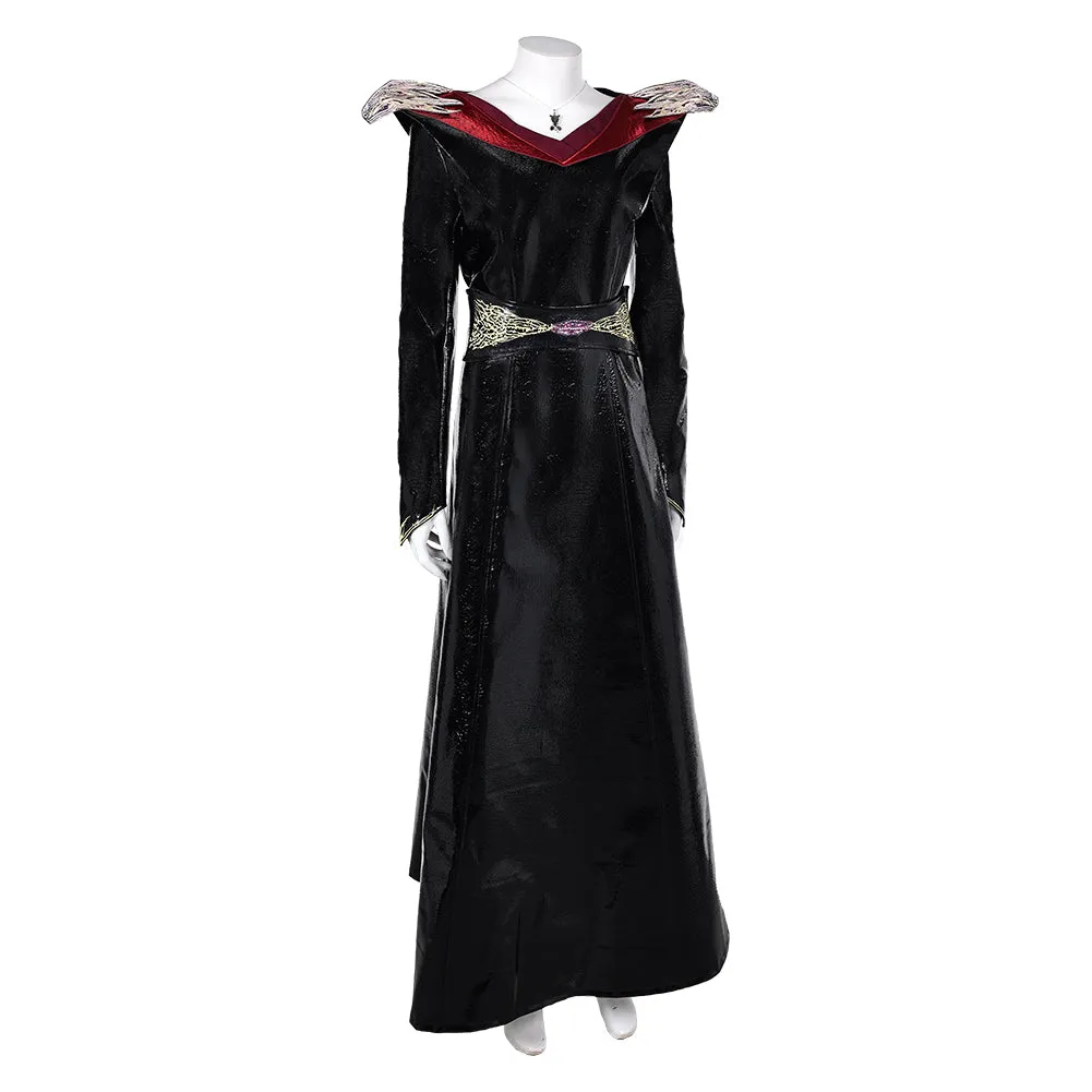 House of the Dragon 2 Rhaenys Targaryen Purple Dress Cosplay Costume Outfits Halloween Carnival Suit