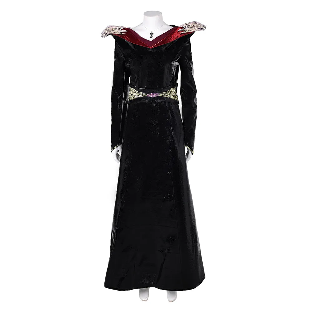 House of the Dragon 2 Rhaenys Targaryen Purple Dress Cosplay Costume Outfits Halloween Carnival Suit