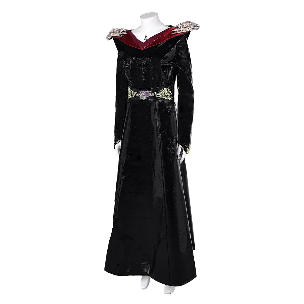 House of the Dragon 2 Rhaenys Targaryen Purple Dress Cosplay Costume Outfits Halloween Carnival Suit