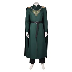 House of the Dragon King Aegon Targaryen Green Suit Cosplay Costume Outfits Halloween Carnival Suit
