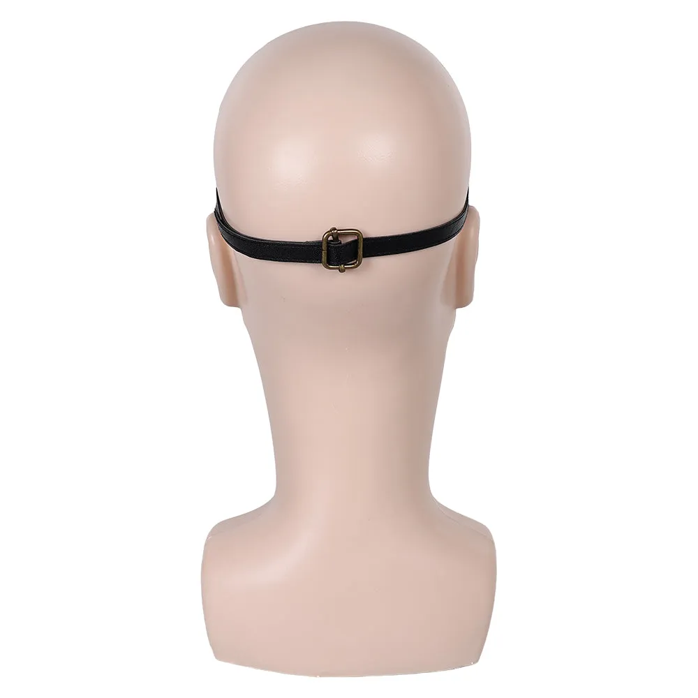 House of the Dragon Prince Aemond Targaryen Black Belt One-eyed Blindfold Cosplay Accessories Props