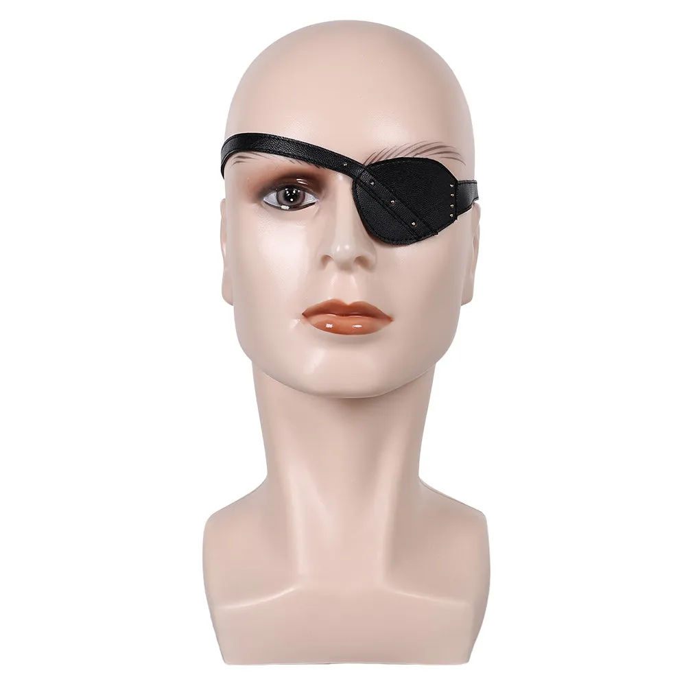 House of the Dragon Prince Aemond Targaryen Black Belt One-eyed Blindfold Cosplay Accessories Props