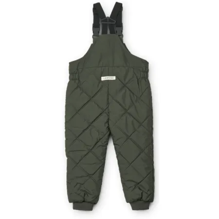 Hunter Green Jennifer Thermo Quilted Dungarees