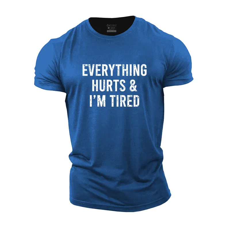 I'm Tired Graphic Cotton T-Shirt