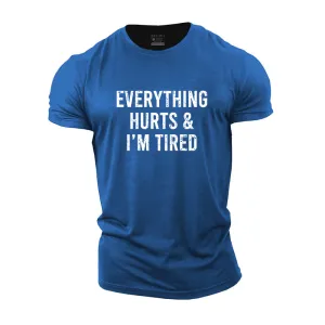 I'm Tired Graphic Cotton T-Shirt