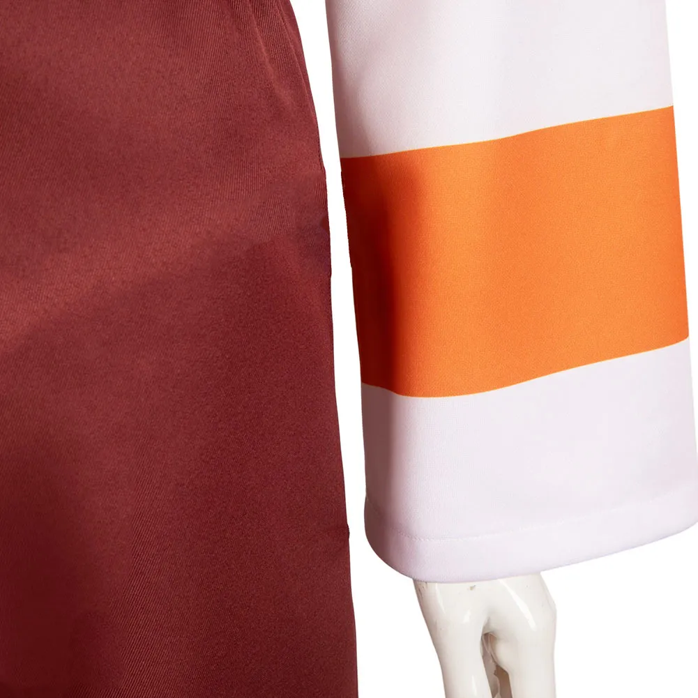 Inside Out 2 2024 Anxiety Orange Striped Suit Movie Character Cosplay Costume Outfits Halloween Carnival Suit