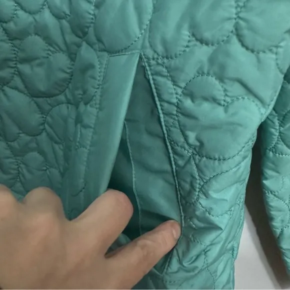 J.Crew Factory Quilted Heart Jacket Lightweight