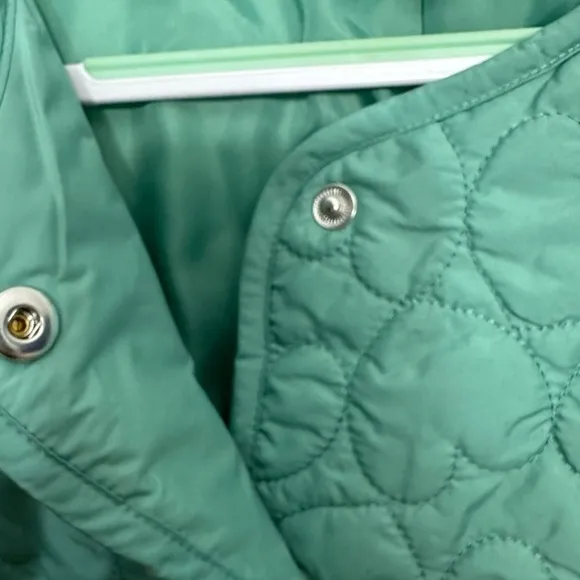 J.Crew Factory Quilted Heart Jacket Lightweight