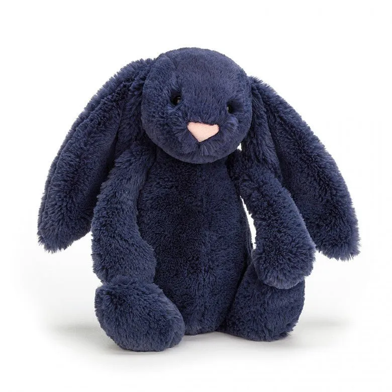 Jellycat Bashful Bunny - Medium Navy