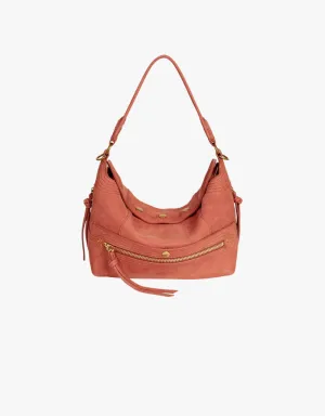 Jerome Dreyfuss Lucky Hobo in Imprime Croco Terracotta