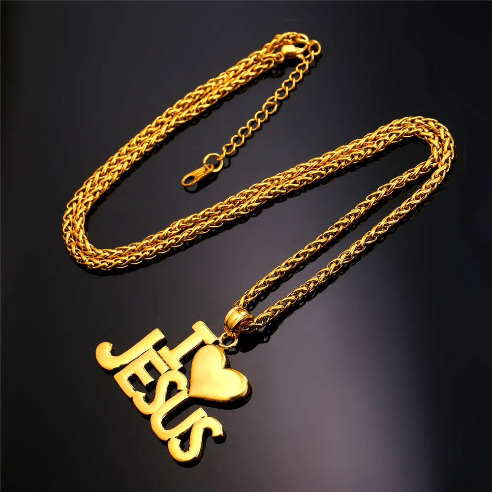 Jesus Heart Necklace