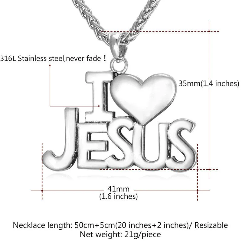 Jesus Heart Necklace
