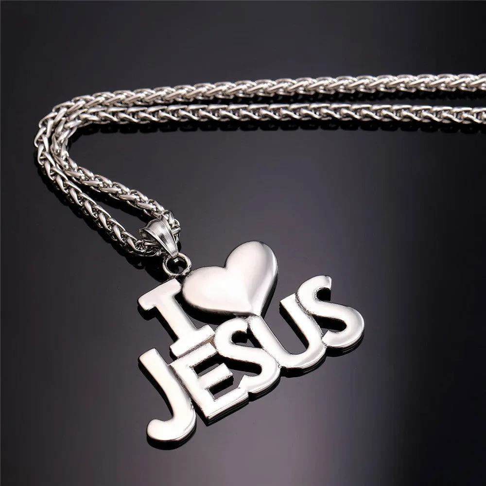 Jesus Heart Necklace