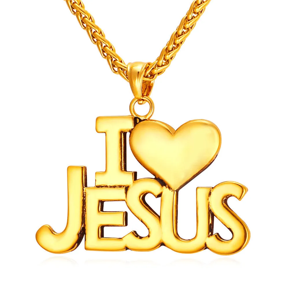 Jesus Heart Necklace