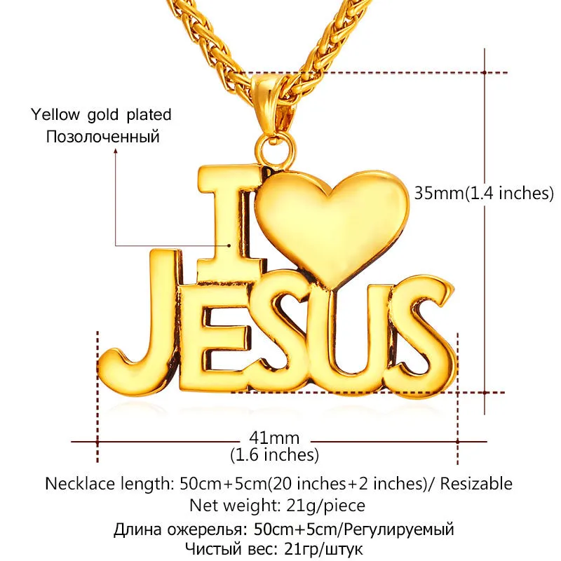 Jesus Heart Necklace
