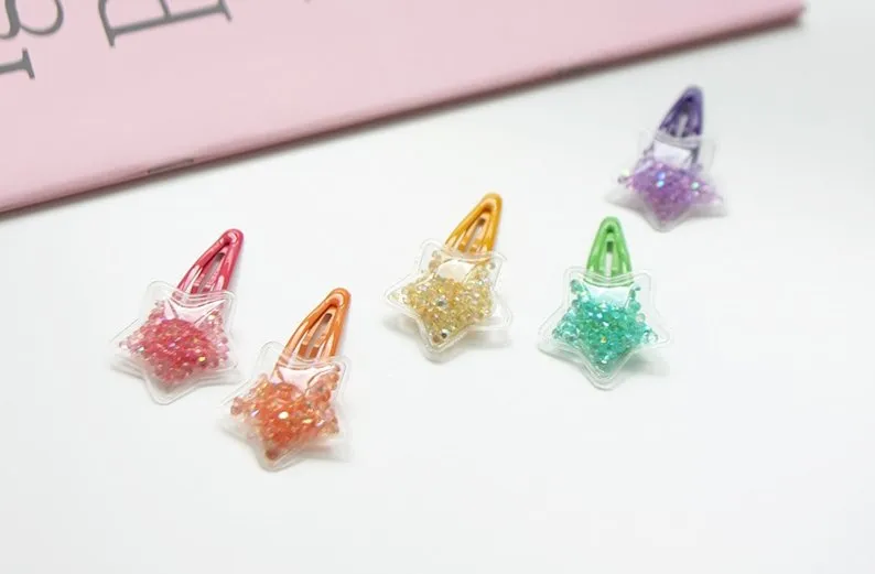 Jireh Bow - Rainbow Star Clips