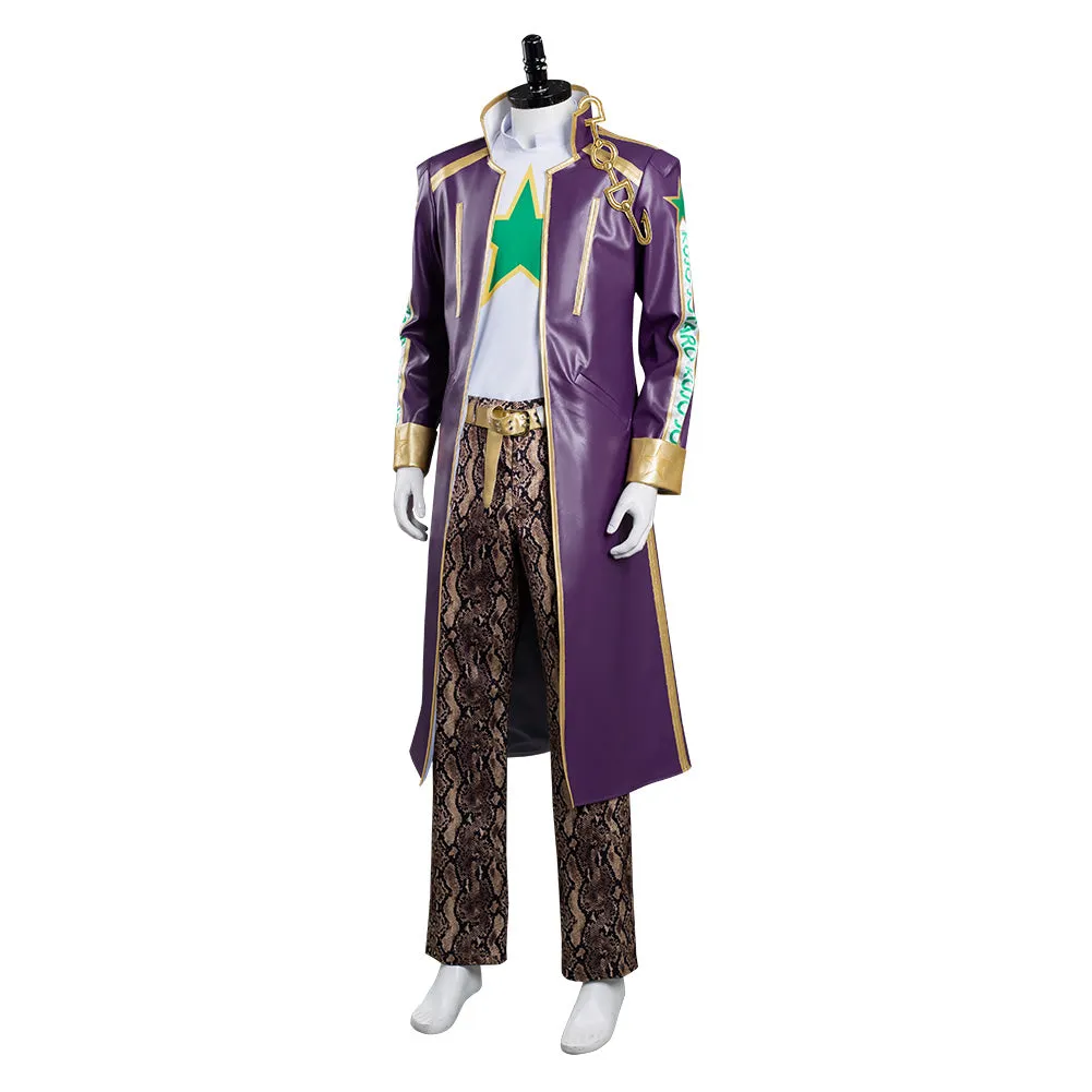 JoJo‘s Bizarre Adventure Stone Ocean Kujo Jotaro Outfits Cosplay Costume Halloween Carnival Suit