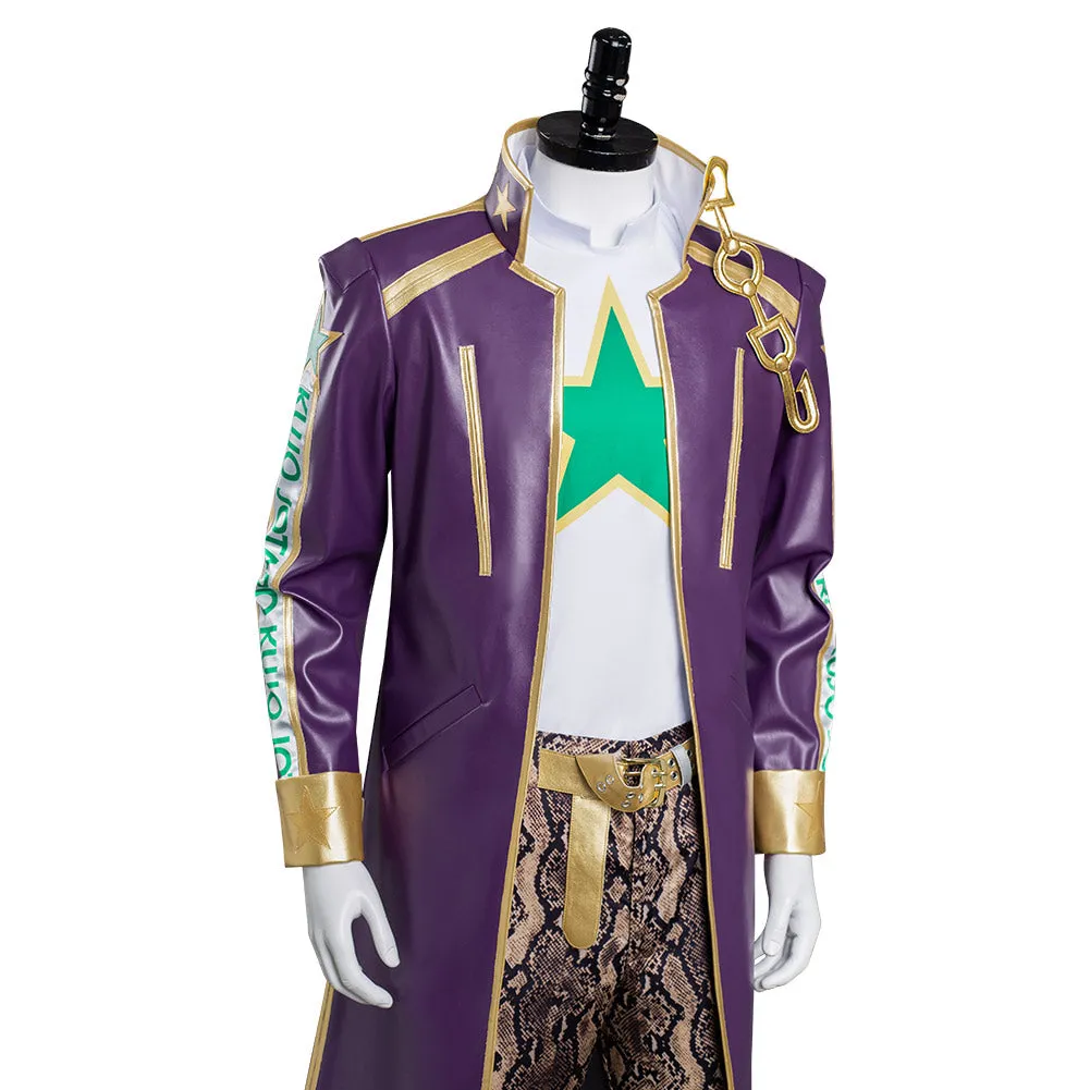JoJo‘s Bizarre Adventure Stone Ocean Kujo Jotaro Outfits Cosplay Costume Halloween Carnival Suit