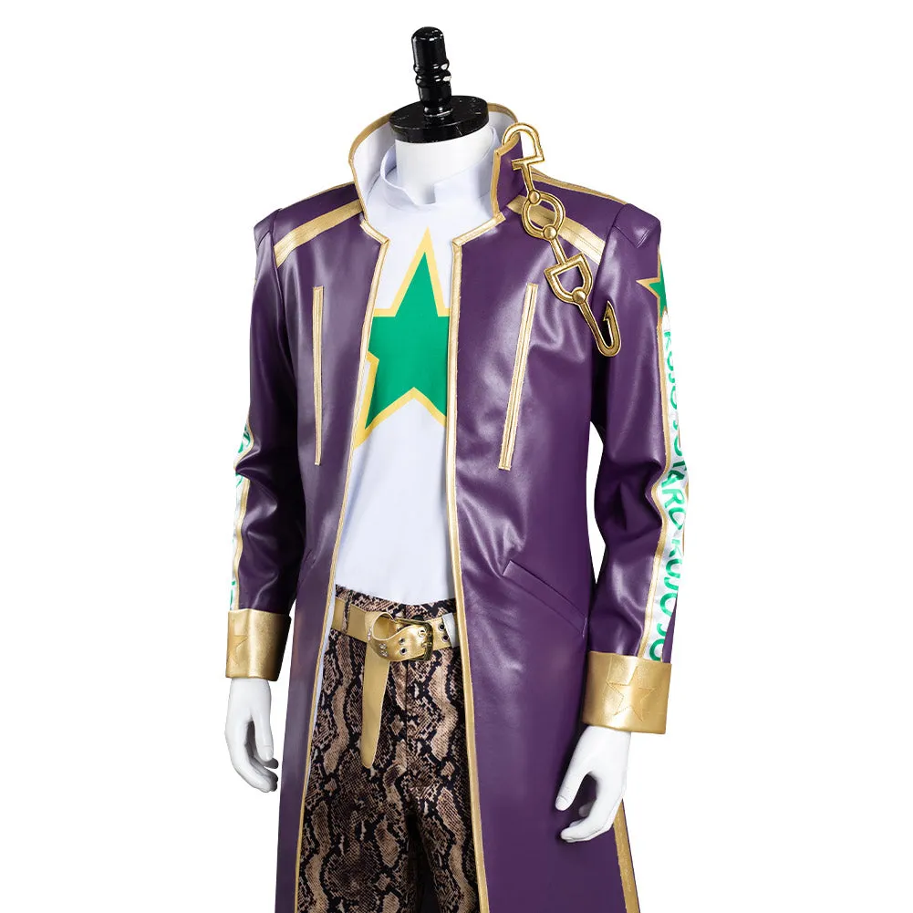 JoJo‘s Bizarre Adventure Stone Ocean Kujo Jotaro Outfits Cosplay Costume Halloween Carnival Suit