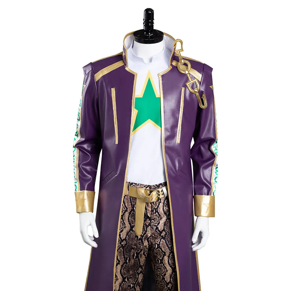 JoJo‘s Bizarre Adventure Stone Ocean Kujo Jotaro Outfits Cosplay Costume Halloween Carnival Suit