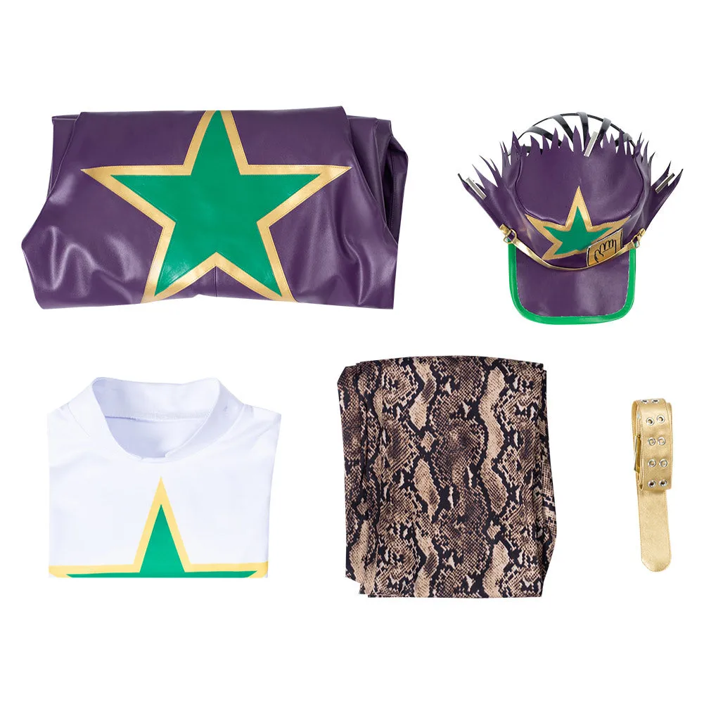 JoJo‘s Bizarre Adventure Stone Ocean Kujo Jotaro Outfits Cosplay Costume Halloween Carnival Suit