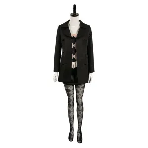 Joker 2 Harley Quinn Black Suit Cosplay Costume Outfits Halloween Carnival Suit