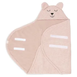 Jollein Wrap Blanket Bear Boucle - Wild Rose