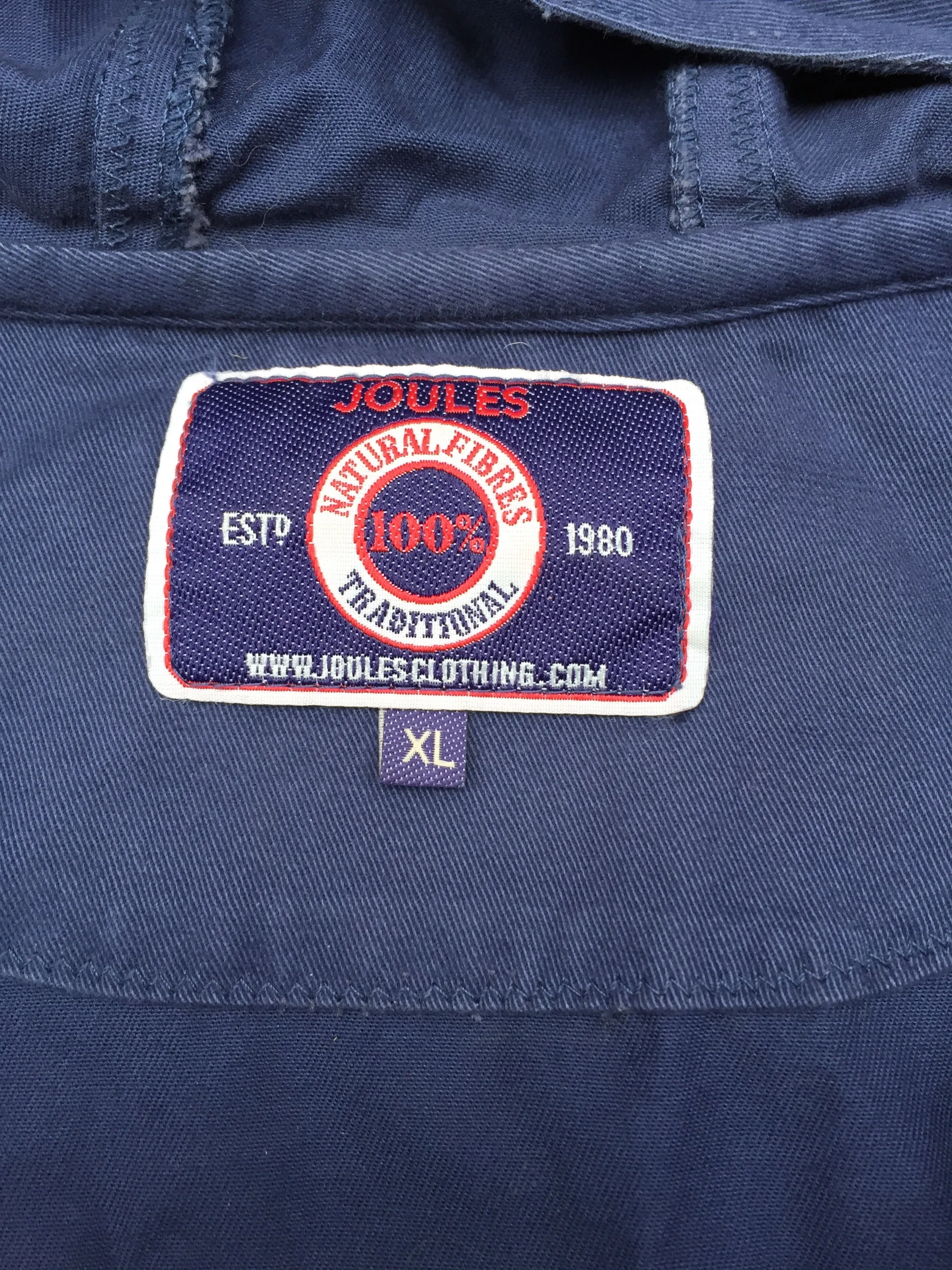 Joules lightweight thin coat navy size XL FREE POSTAGE
