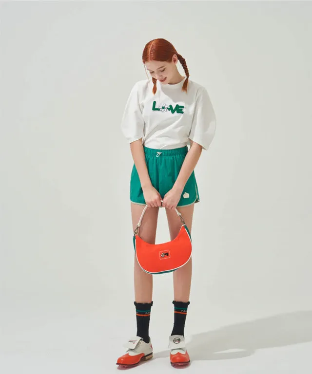KANDINI Color Block Hobo Bag -  Orange