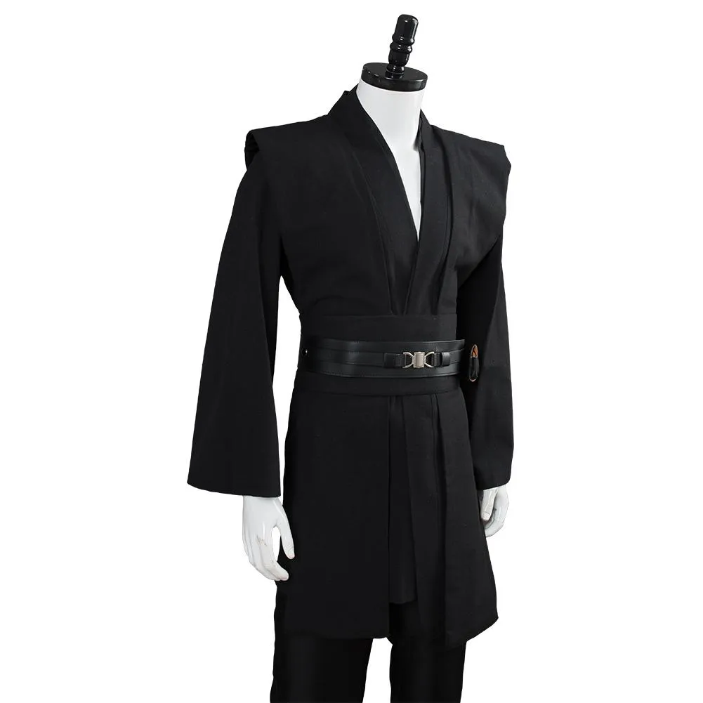 Kenobi Jedi TUNIC Cosplay Costume Black Version No Cloak