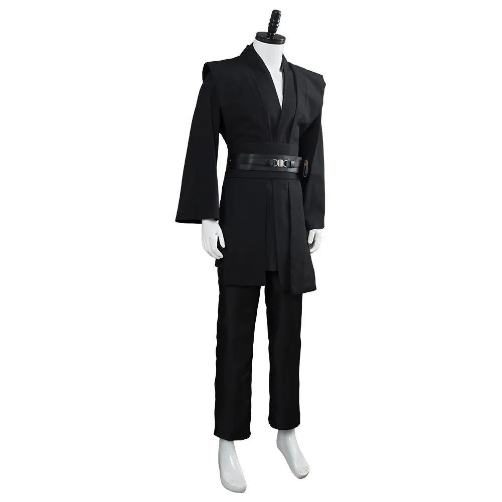 Kenobi Jedi TUNIC Cosplay Costume Black Version No Cloak