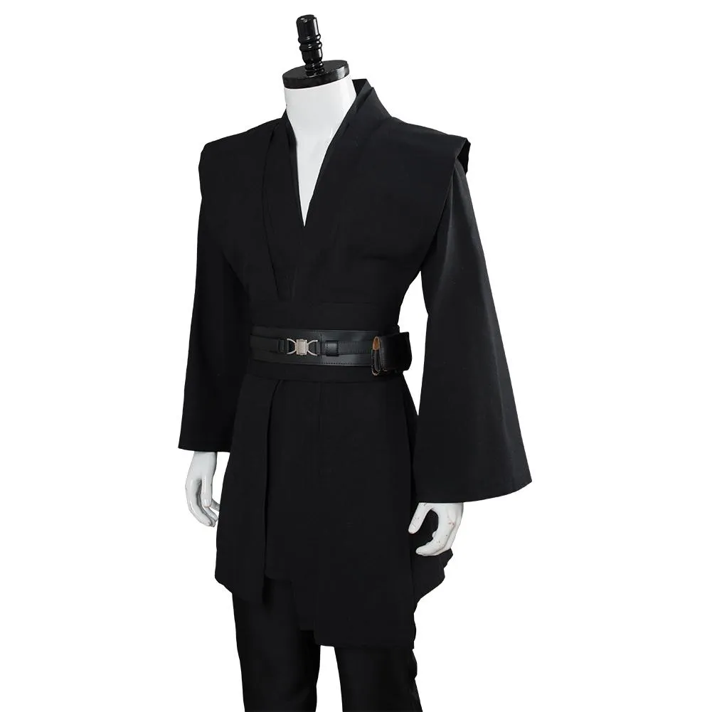 Kenobi Jedi TUNIC Cosplay Costume Black Version No Cloak