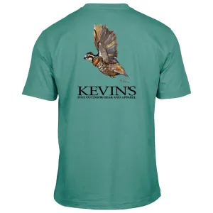 Kevin's Dirk Walker Flying Quail Short Sleeve T-Shirt