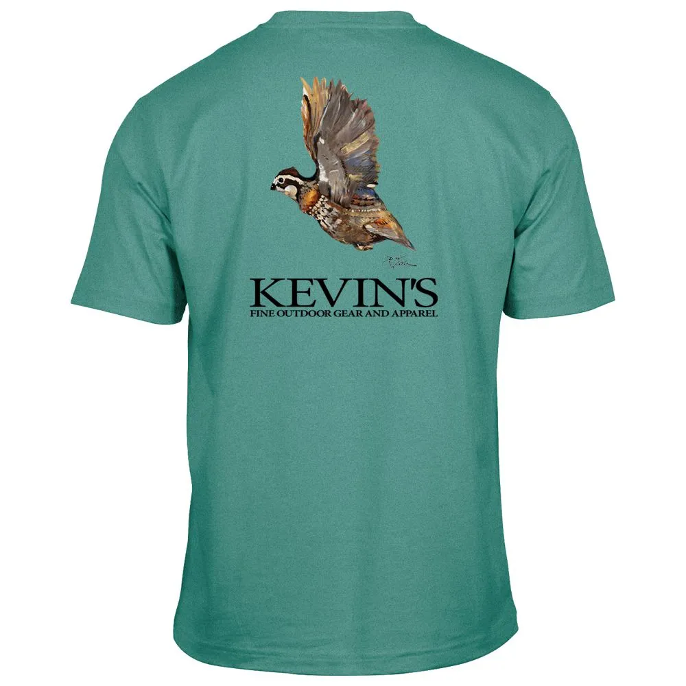 Kevin's Dirk Walker Flying Quail Short Sleeve T-Shirt