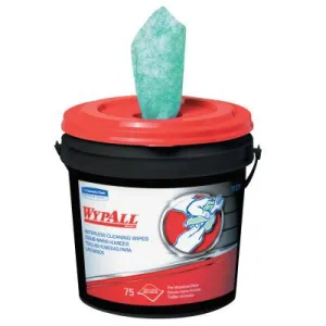 Kimberly-Clark Professional WypAll Waterless Hand Wipes, Citrus, Bucket, 42 oz, 91371