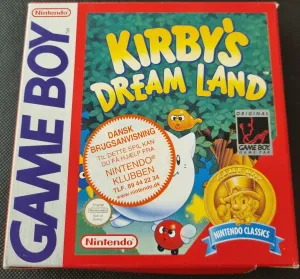 Kirby's Dream Land i æske (Nintendo Classics) (Revne i bunden)