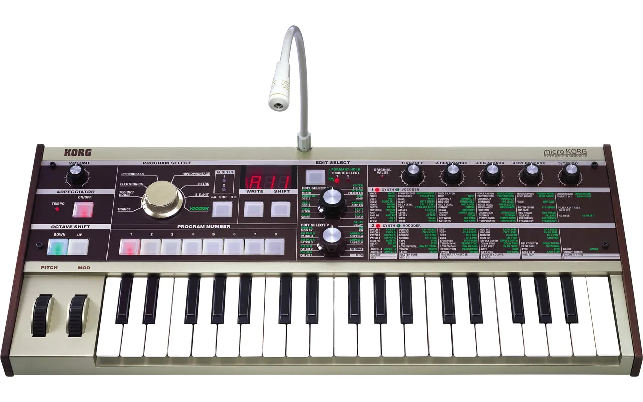 KORG MicroKORG Compact Analog Modeling Synthesizer