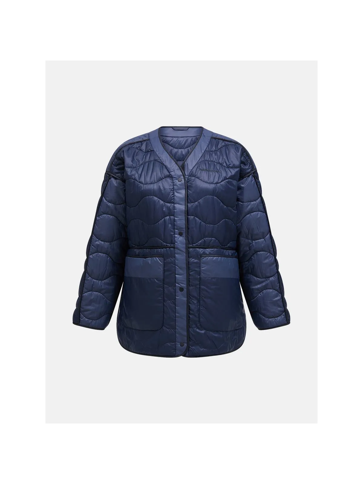 Kurtka Peak Performance W Quilted Oversized Liner czarny