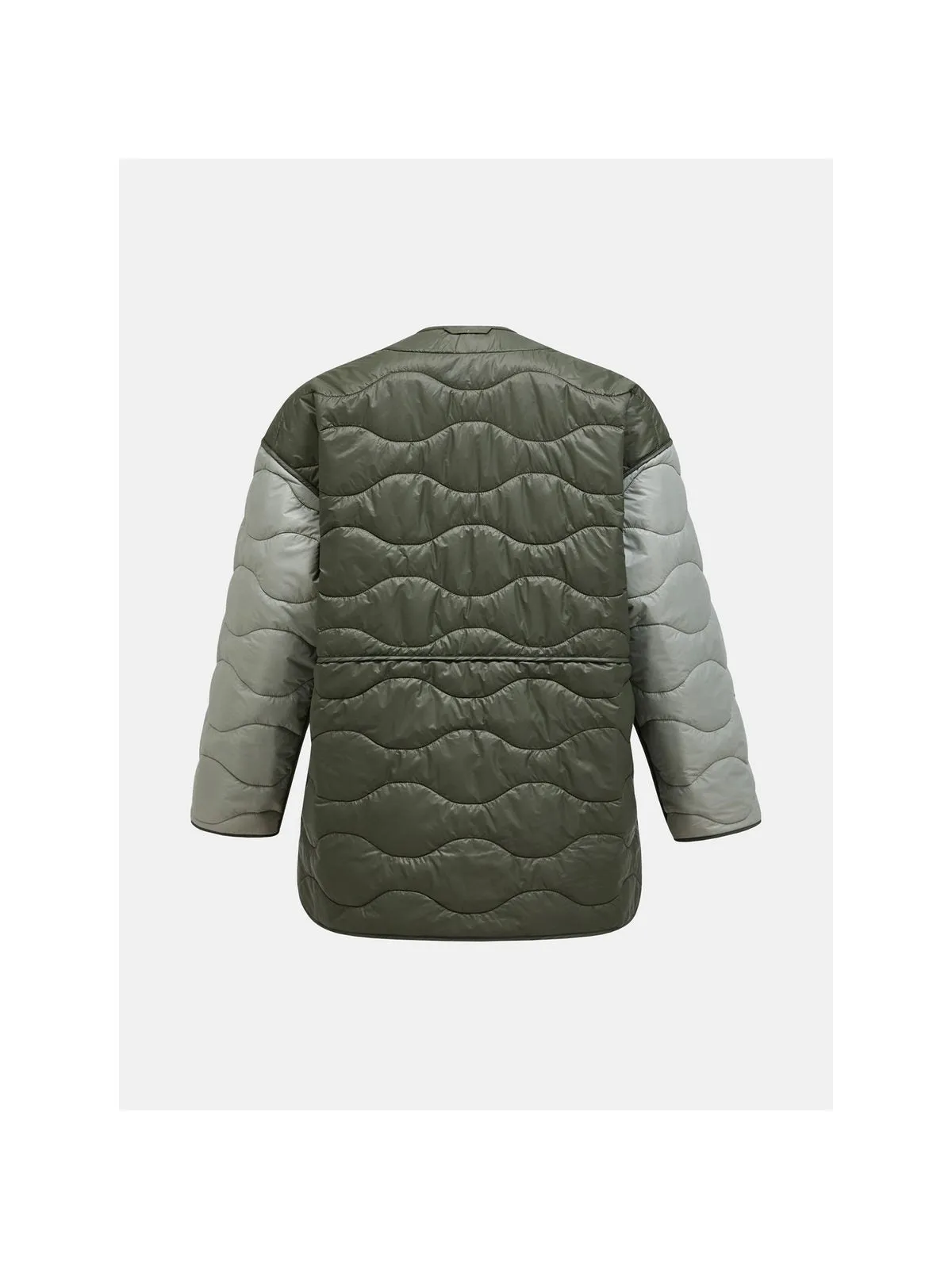 Kurtka Peak Performance W Quilted Oversized Liner zielony