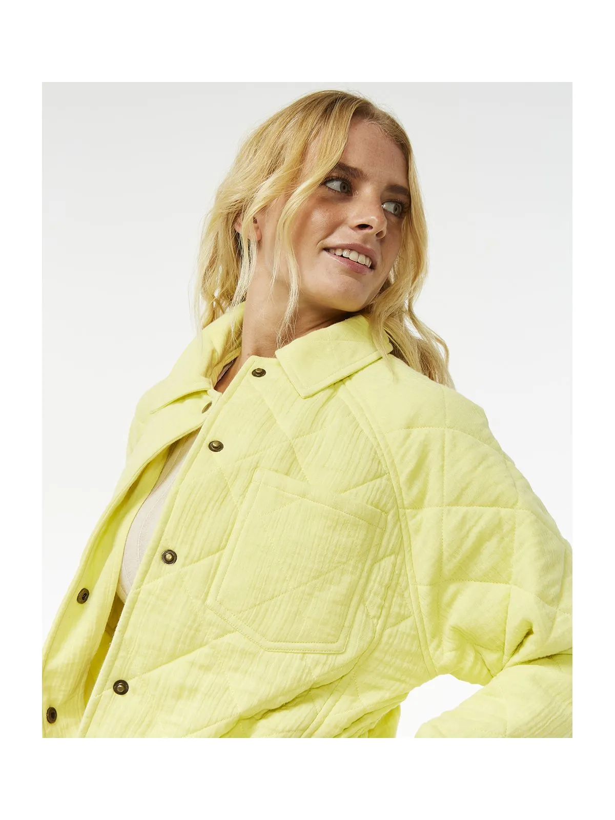 Kurtka RIP CURL Premium Surf Quilted Jacket żółty