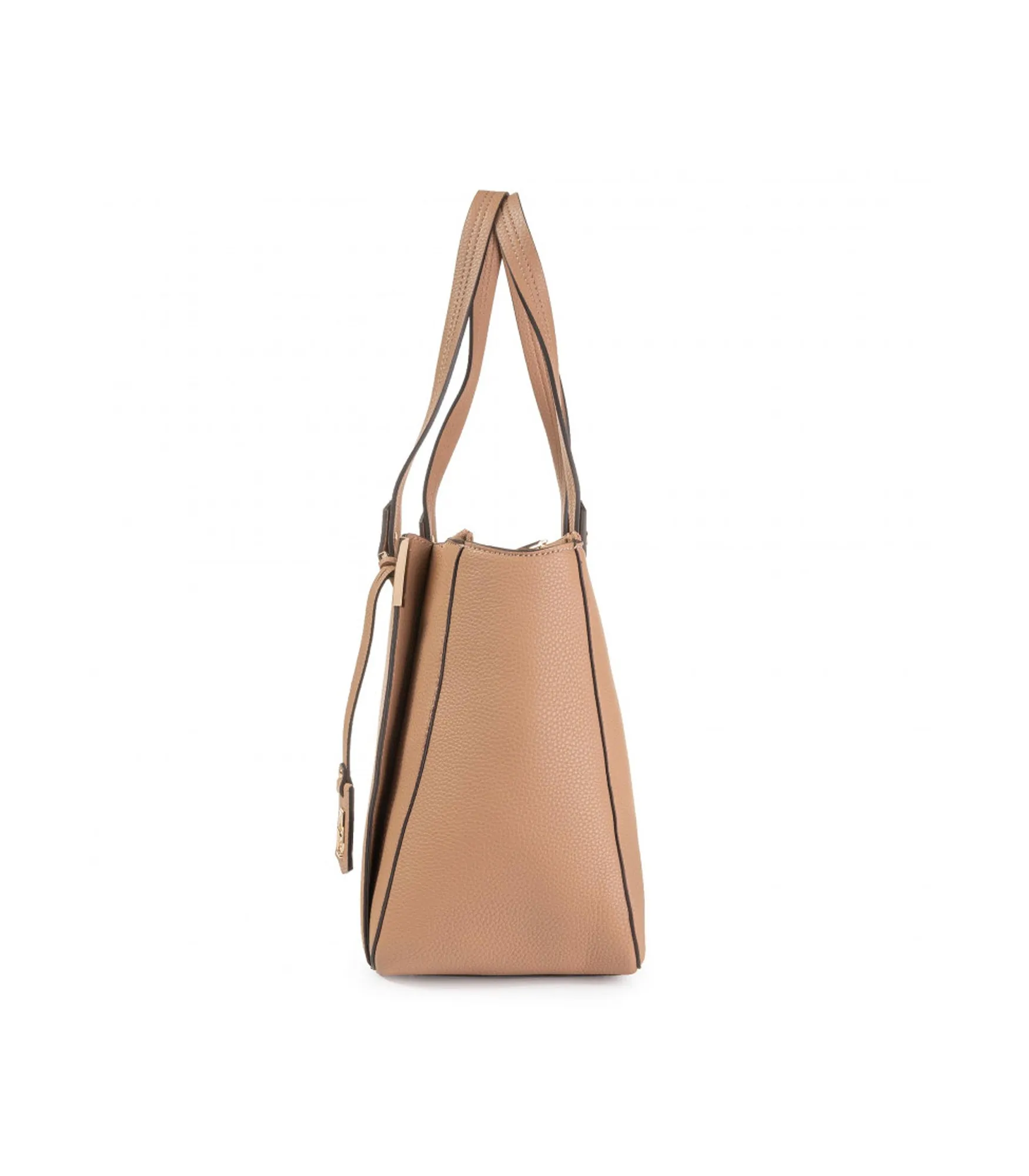 L Double Zip Satchel - Nuez