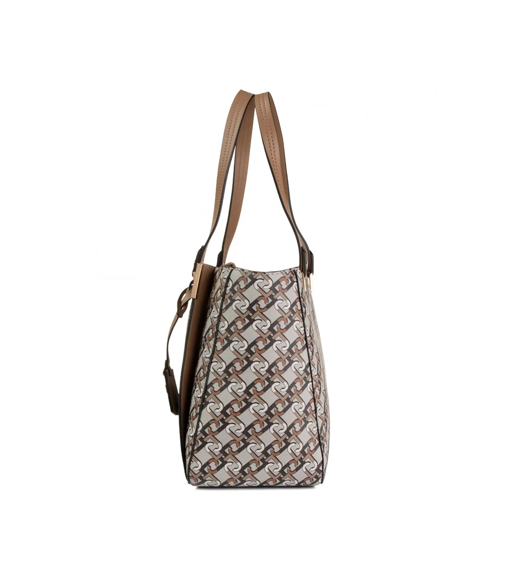 L Double Zip Satchel - Nuez
