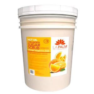 LAPALM Sugar Scrub Hot Oil Bucket - Orange Tangerine Zest