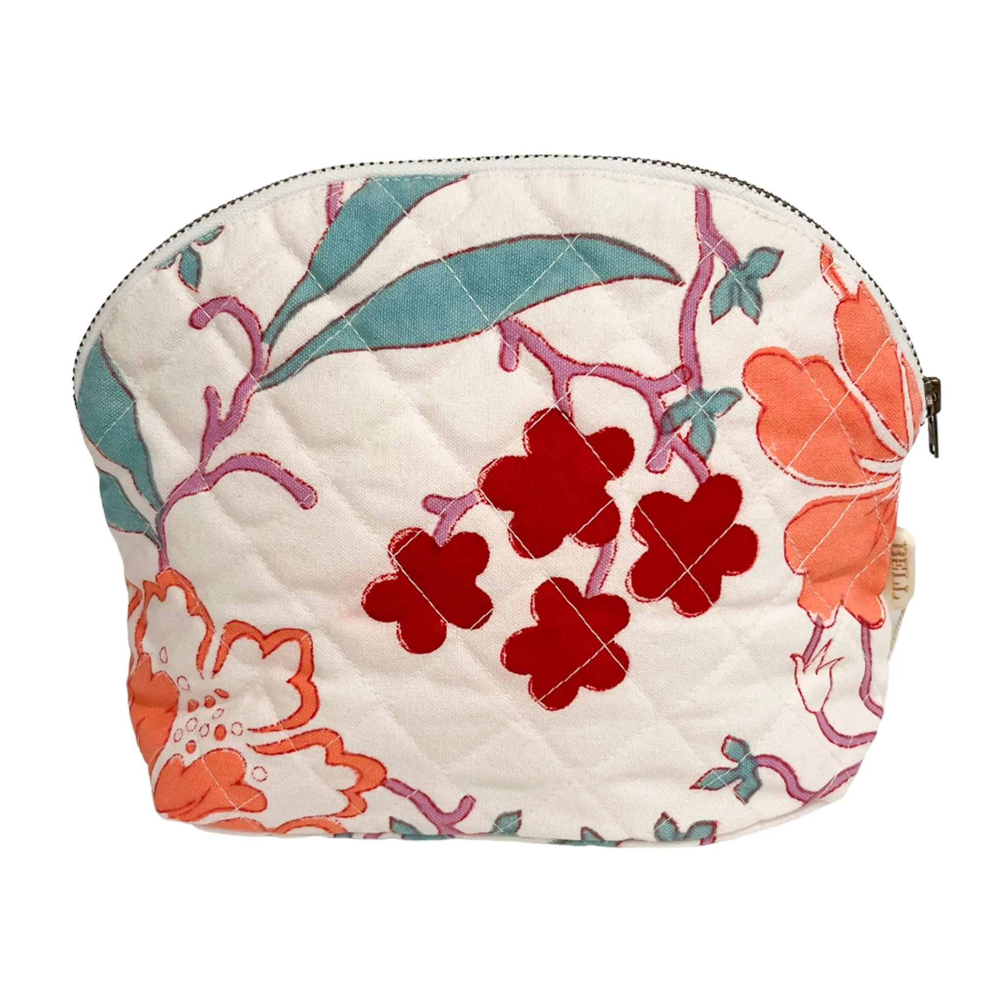 Large Quilted Clamshell Pouch