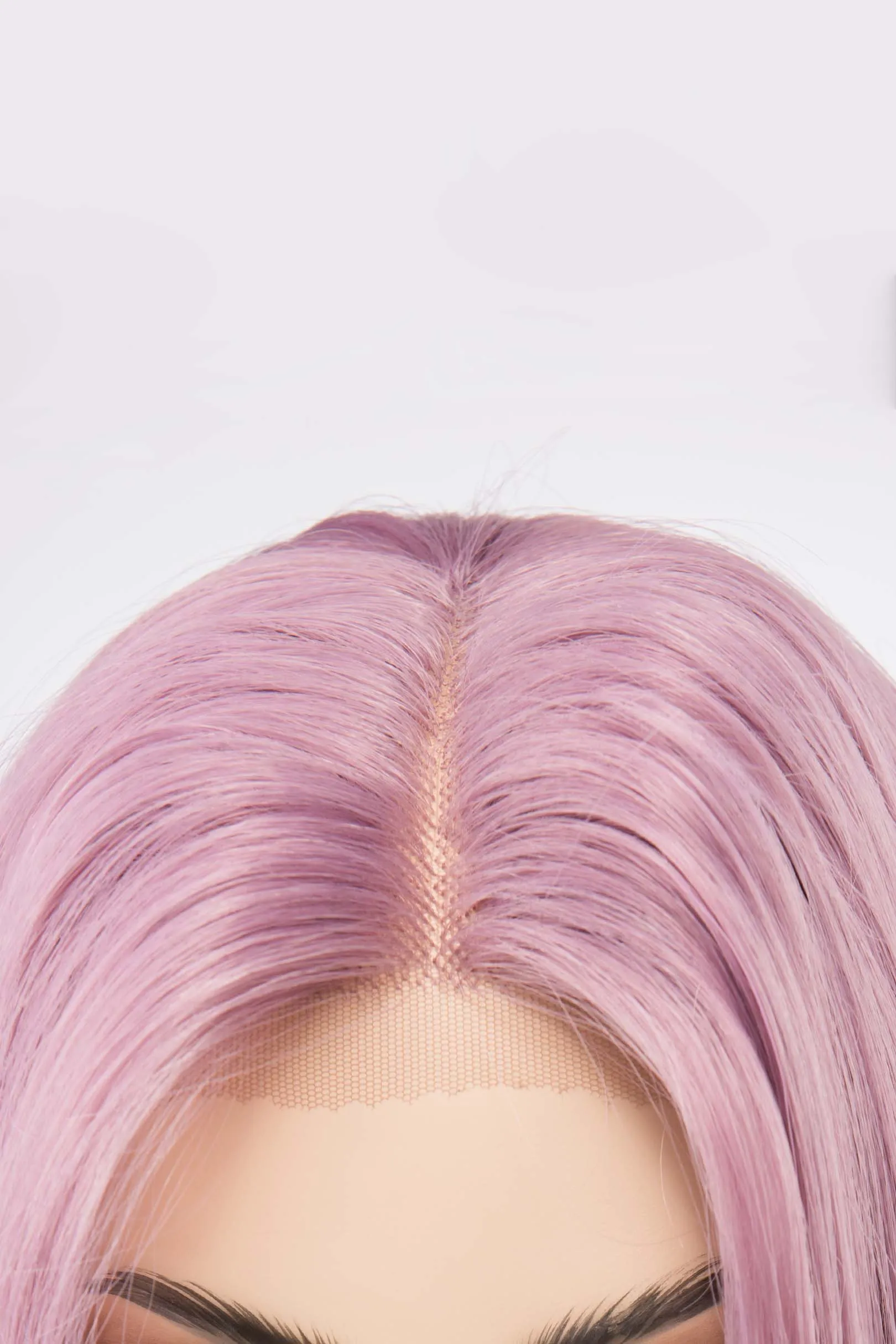 Lavender Straight Lace Front Synthetic Wig Kylin