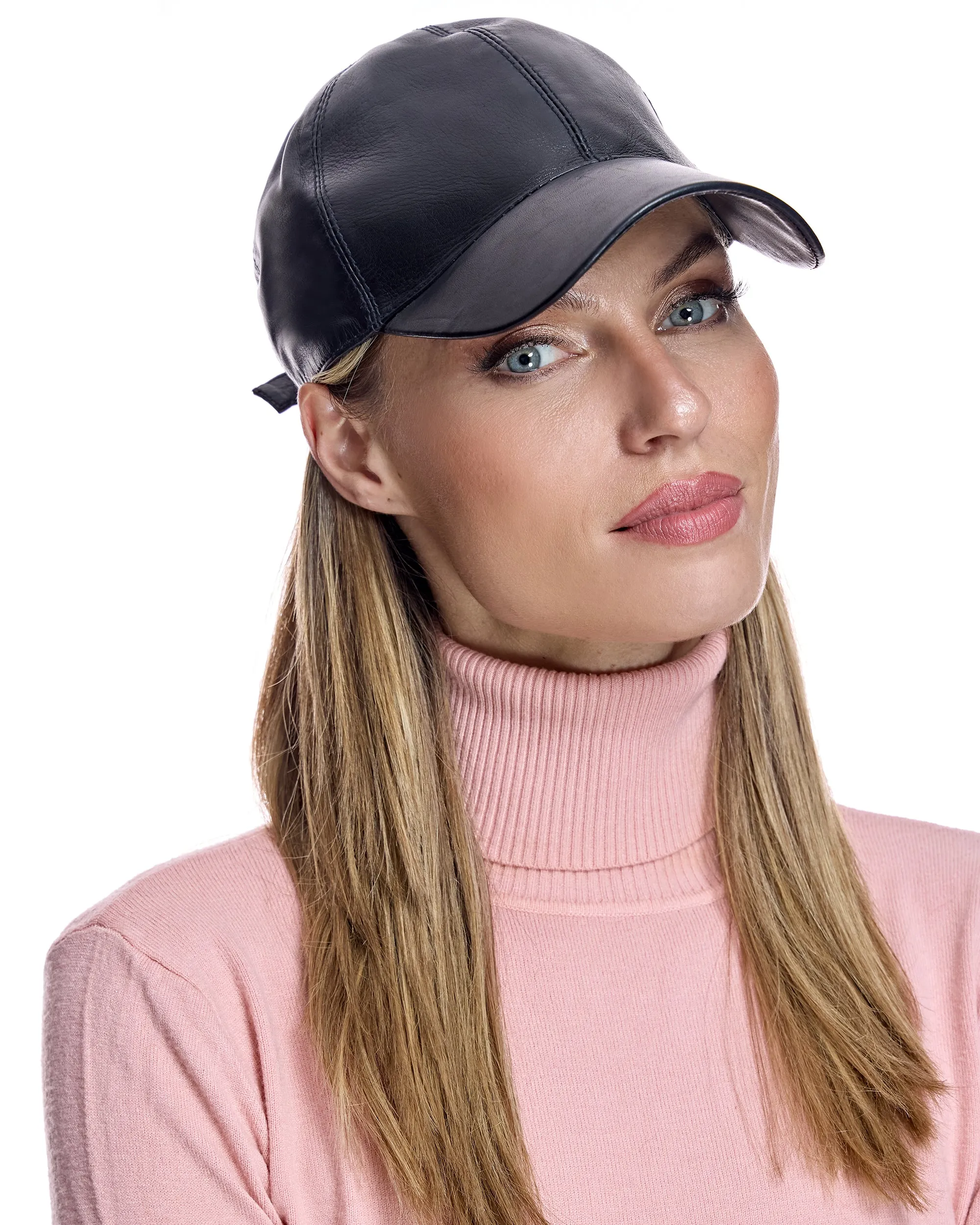 Leather Baseball Hat